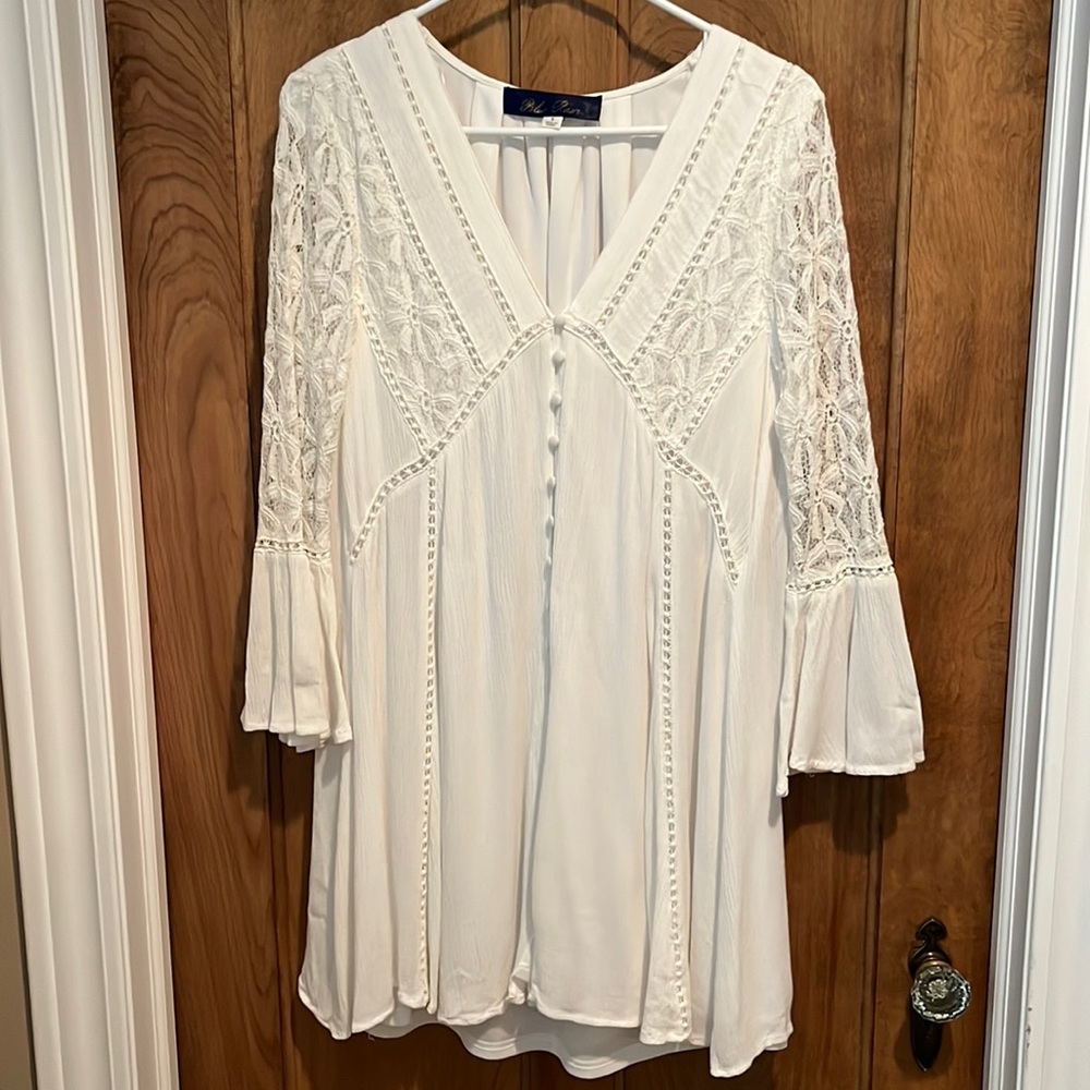 White Eyelet Dress